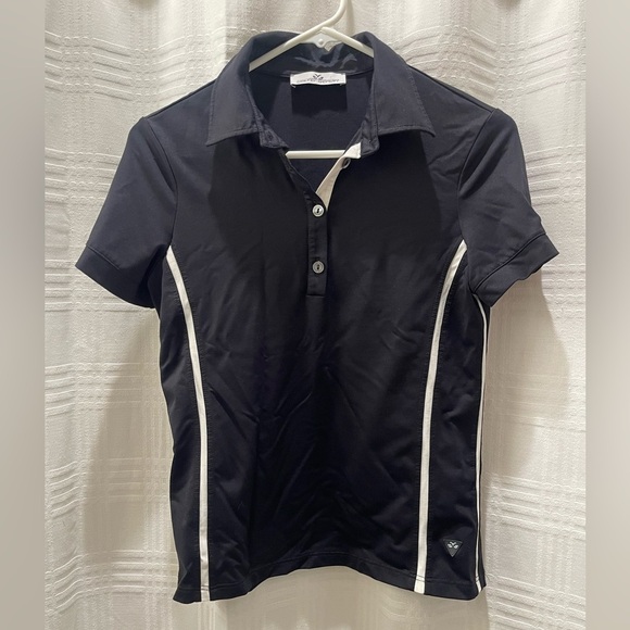 Walter Genuin black and white golf polo shirt women’s
Medium - Picture 1 of 8